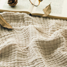 Kuscheldecke Flauschig Baumwolle Decke Vorgewaschene Atmungsaktive Tagesdecke