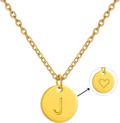 Initialen Halskette Damen Buchstaben Anhänger Gold/Silber/Rosegold