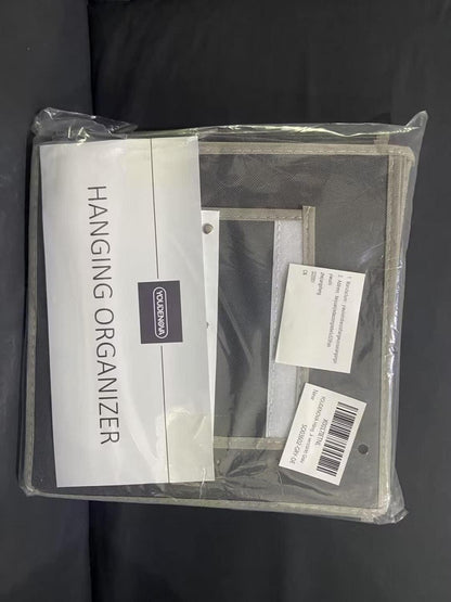 YOUDENOVA Hängeregal Organizer Ordnungssystem mit 6 Fächern Grau MDF Bambus