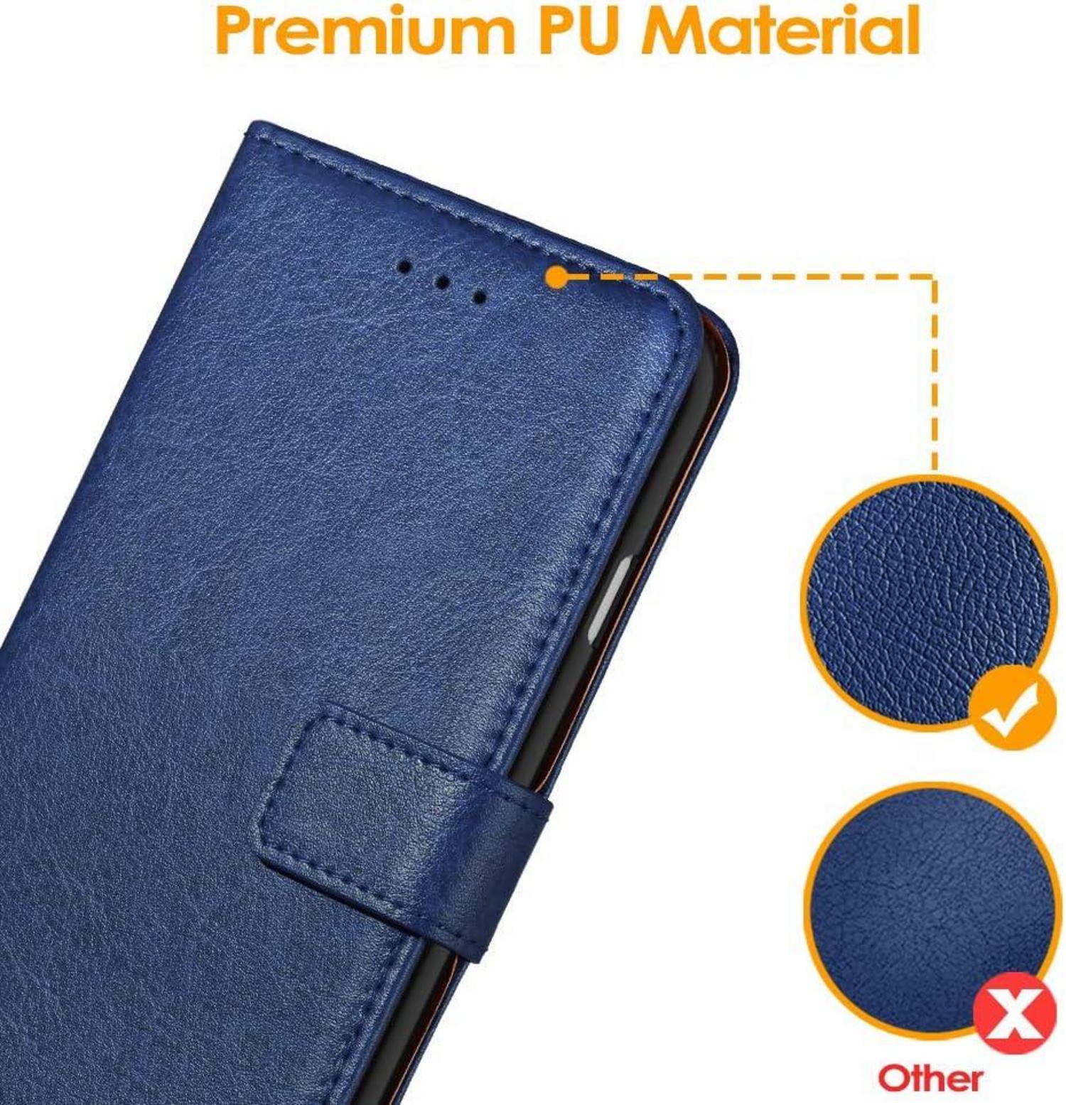 iPhone SE 2022 5G/SE 2020/6/6S/7/8 Flip Case Leder Brieftasche