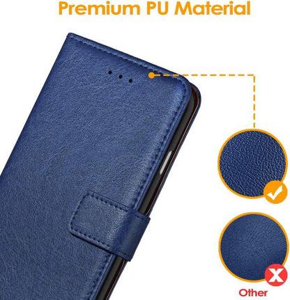 iPhone SE 2022 5G/SE 2020/6/6S/7/8 Flip Case Leder Brieftasche
