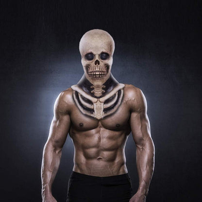 Halloween Schädel Skelett Knochen Maske Evil Horror Latex