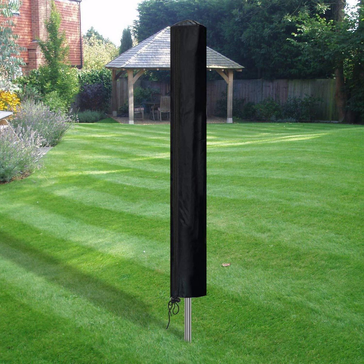 Schutzhülle für Wäschespinne, wasserdicht, Oxford-Gewebe, 180cm, Schwarz