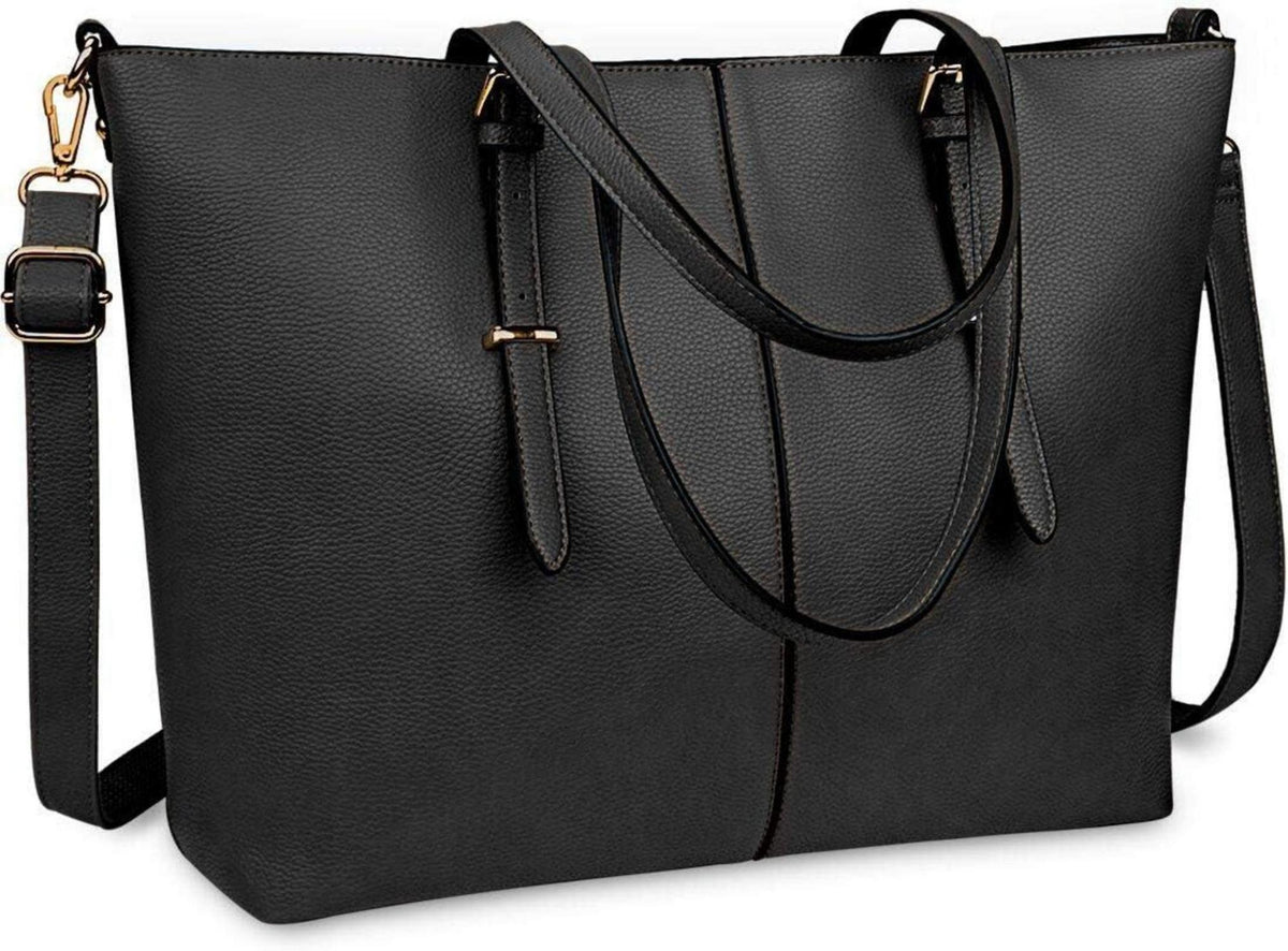 Große NUBILY Laptop Damen Handtasche 15,6 Zoll Shopper Elegant