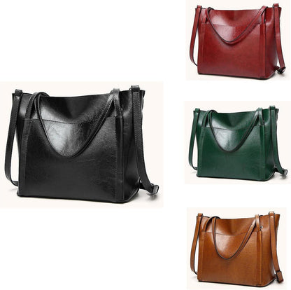Coolives Damen Große Shopper Tasche aus PU-Leder mit Schulterriemen Handtasche