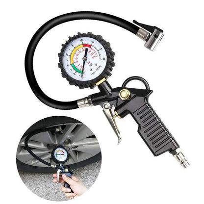 Luftdruckprüfer Reifenfüller 220 PSI Multifunktion Schwarz