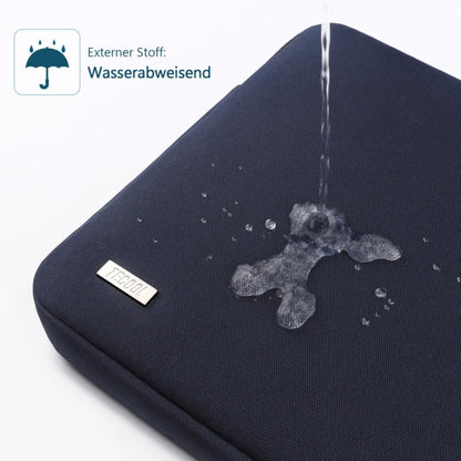 TECOOL 15,6 Zoll Laptop Tasche Dunkelblau - Stoßfestes