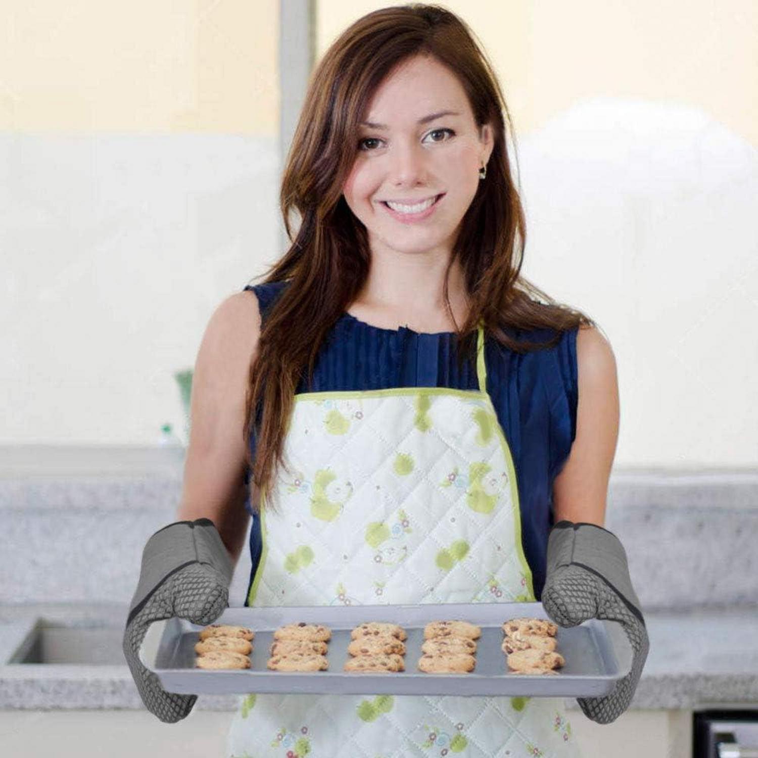 AYADA Ofenhandschuh Hitzebeständig BBQ Grillhandschuhe