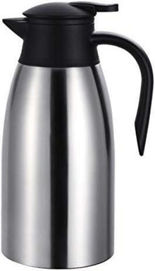Thermoskanne 2l Edelstahl Isolierkanne Tee Kaffee 24h