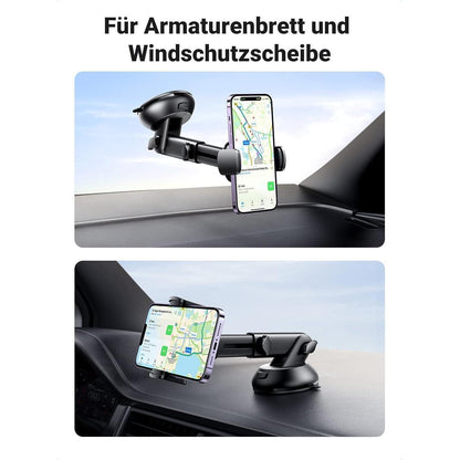 Handyhalterung Kfz Saugnapf 360° Drehbar für iPhone & Galaxy