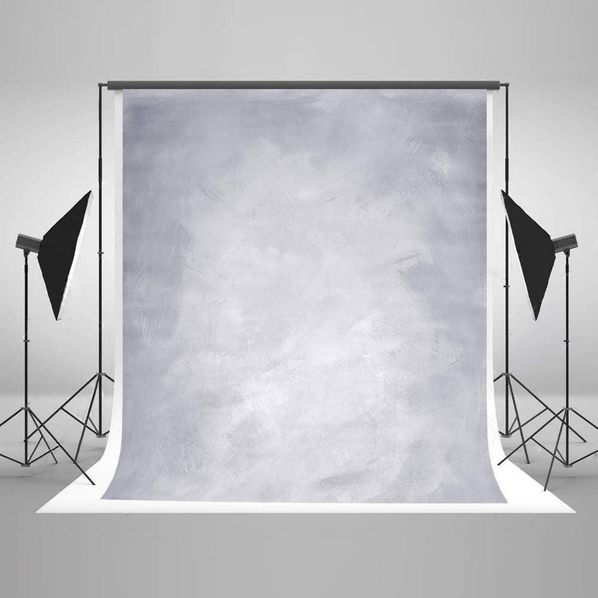 Fotohintergrund Grau Abstrakt Mikrofaser 2x3m