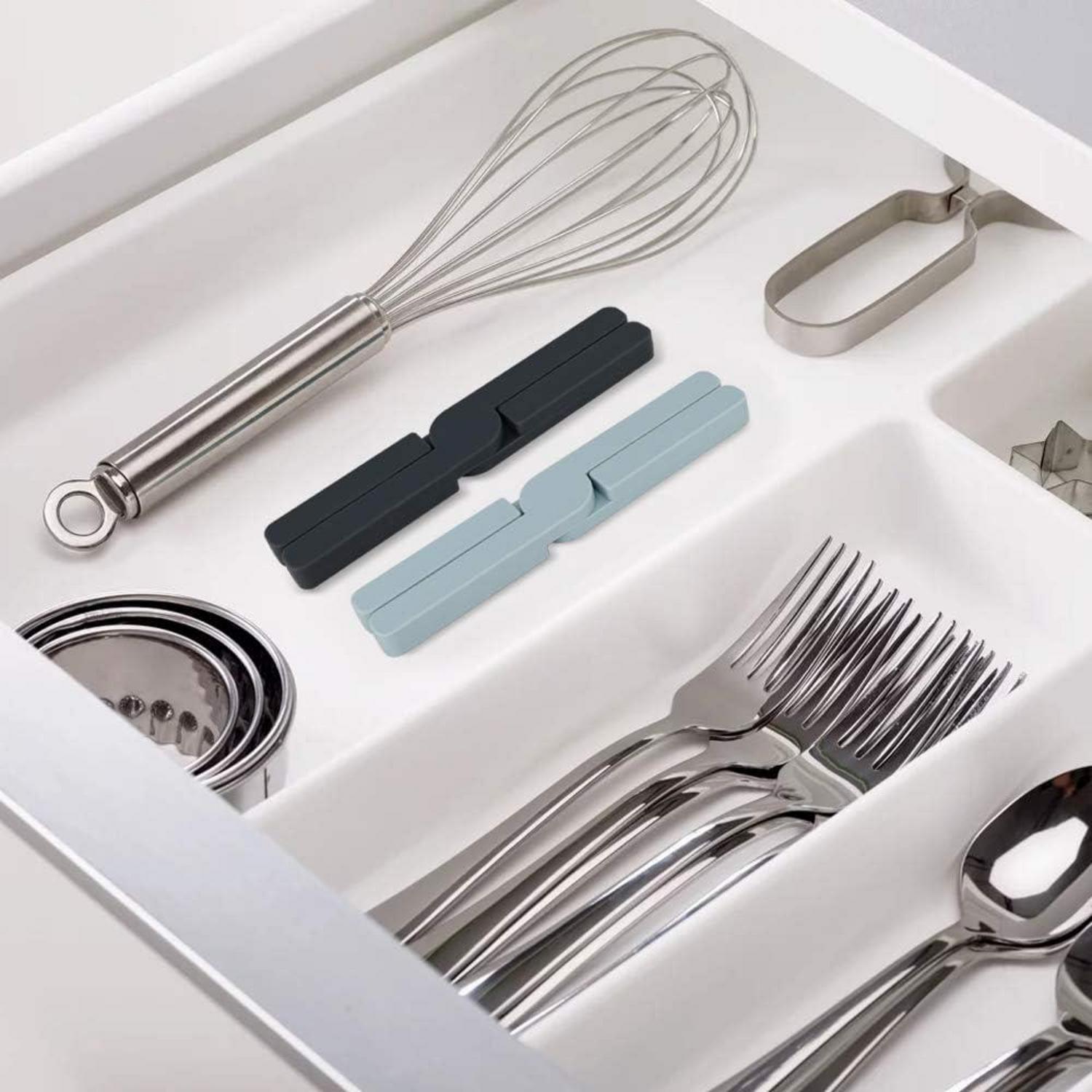 2er Set Silikon Topfuntersetzer hitzebeständig klappbar 26cm - rutschfest & pflegeleicht