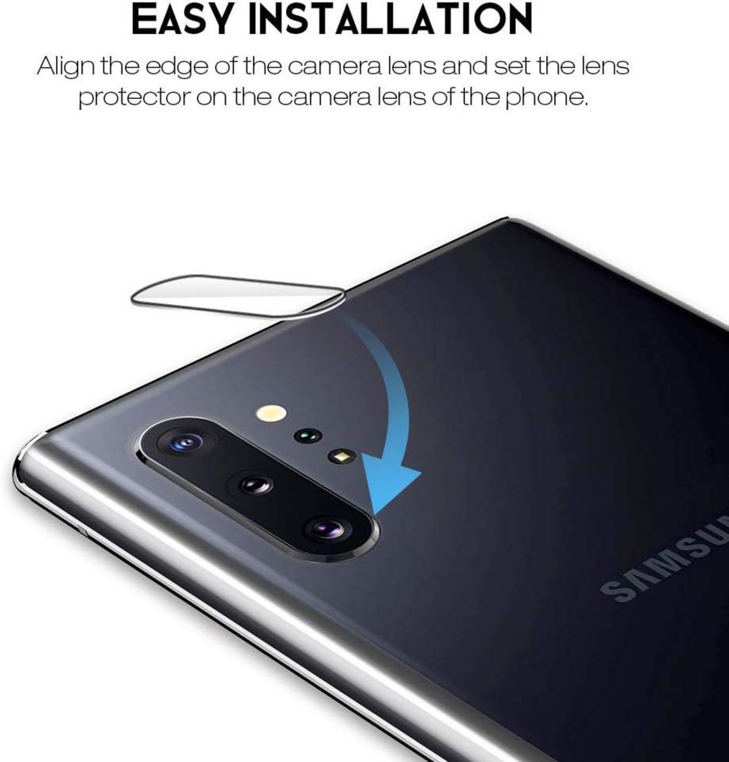 Displayschutz Galaxy Note 10 Plus/Note 10 Plus 5G, 2er Set Folien TPU
