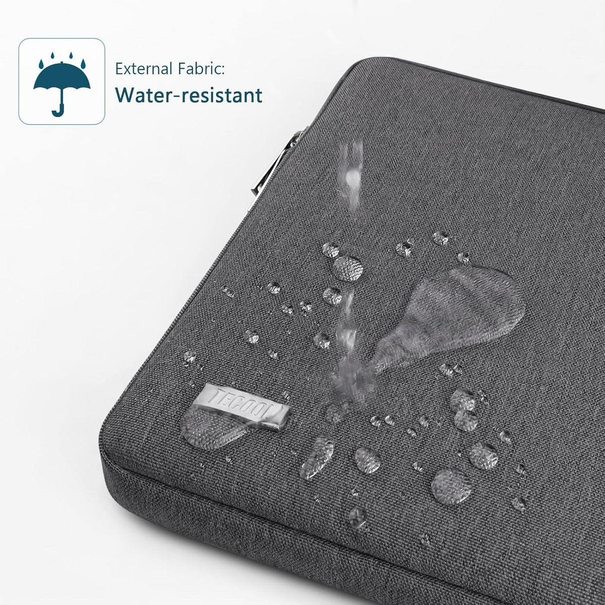 Laptoptasche 14 Zoll Wasserdicht Schutzhülle Sleeve Dunkel Grau