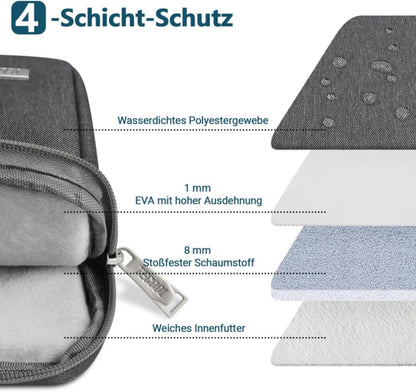 14 Zoll Laptoptasche MacBook Air 15 Thinkpad Elitebook Dell Grau