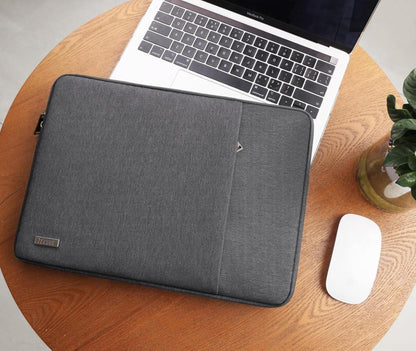 TECOOL 14 Zoll Laptoptasche Wasserdicht Schutzhülle Sleeve Dunkel Grau