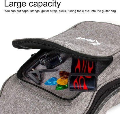 23 Inch Ukulele Tasche Weicher Tragekoffer Doppelter Riemen & 3