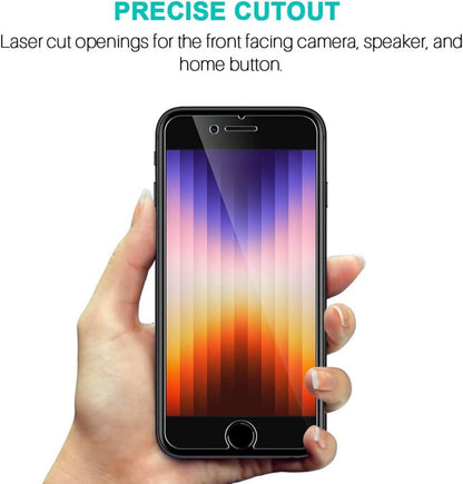 Panzer Schutz Glas iPhone SE 2020 4 Stück 9H Härte Klar Schutzglas