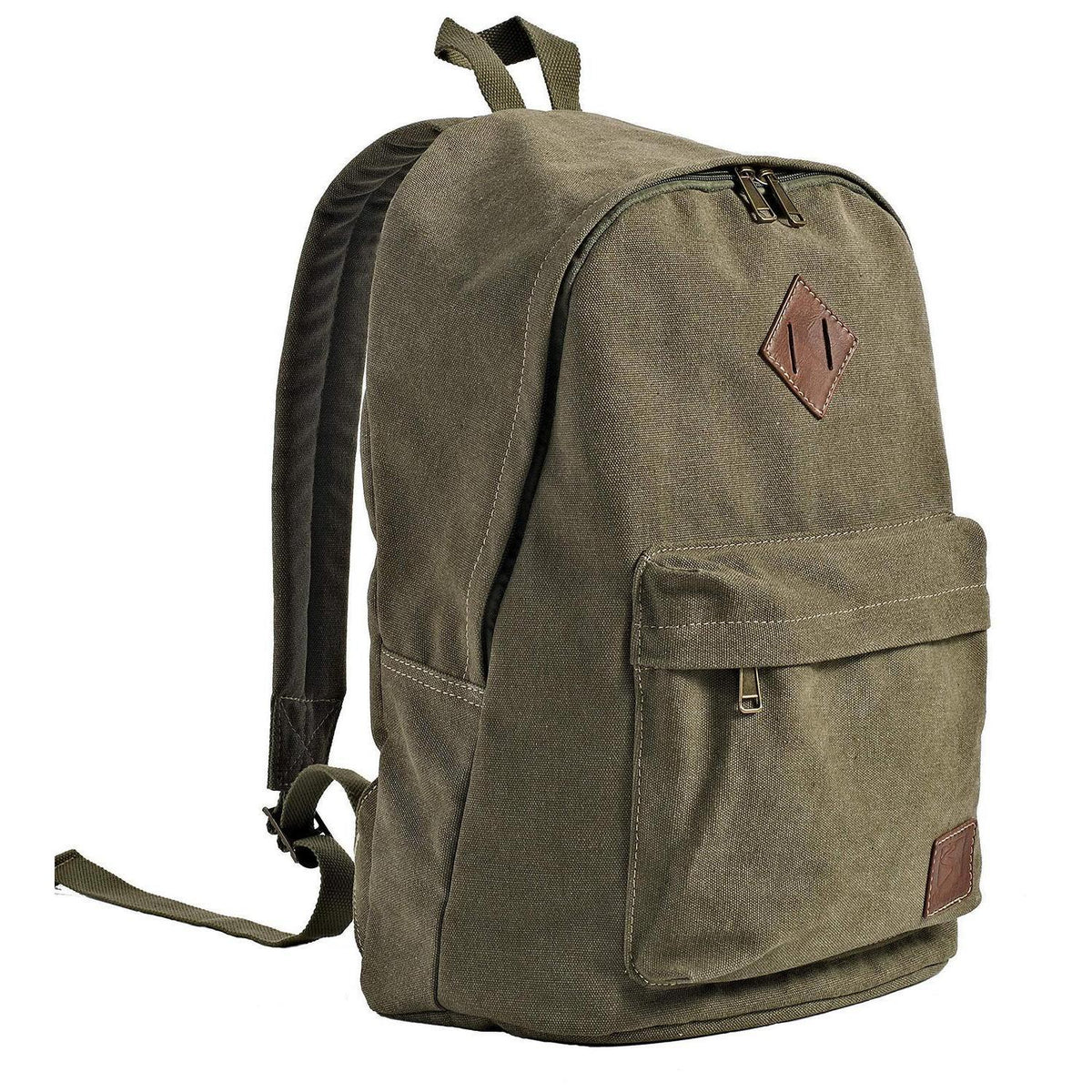Vintage Canvas Rucksack – Ultraleichter Daypack für Laptop & Reisen