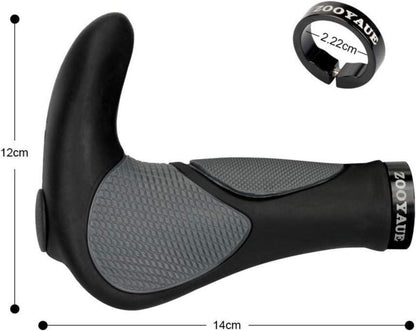 Ergonomische Fahrradgriffe 1 Paar für 22 mm Lenker, rutschfest, Mountainbike Rennrad