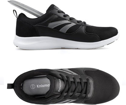 Knixmax Memory Schaum Einlegesohlen für Herren Damen Grau Gr.36-47EU