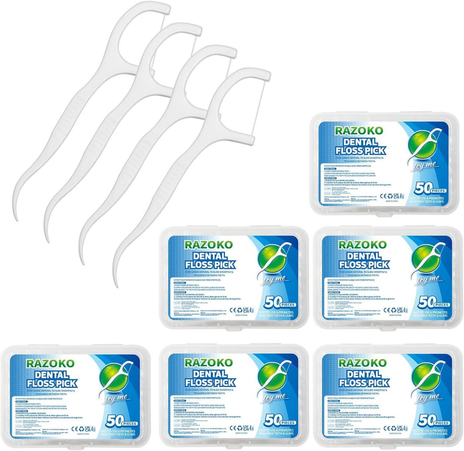 Zahnseide Sticks Einwegzahnseide Dental Floss Interdental Flosser 300