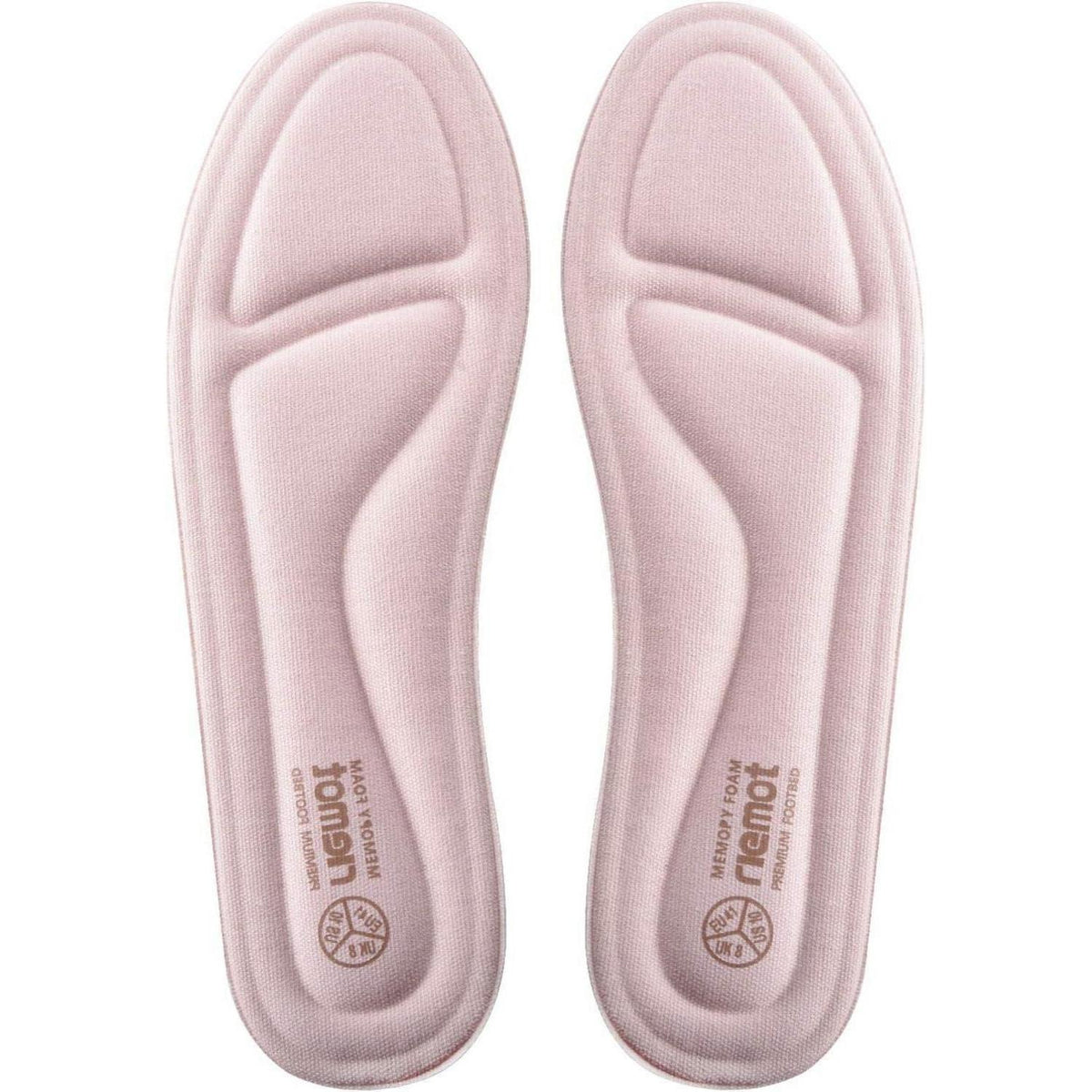 Memory Foam Einlegesohlen Damen Rosa Gr. 39
