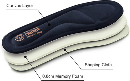Memory Foam Einlegesohlen für Damen und Herren - Weiche