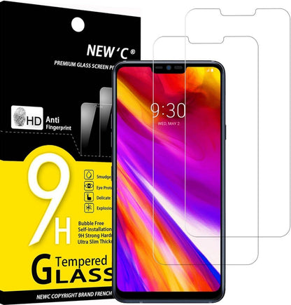 Panzer Schutz Glas für LG G7 ThinQ 2er-Pack 9H Härte