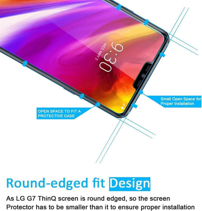 Panzer Schutz Glas für LG G7 ThinQ 2er-Pack 9H Härte