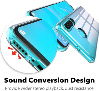 NEW'C Hülle Huawei P30 Lite Transparent Silikon TPU