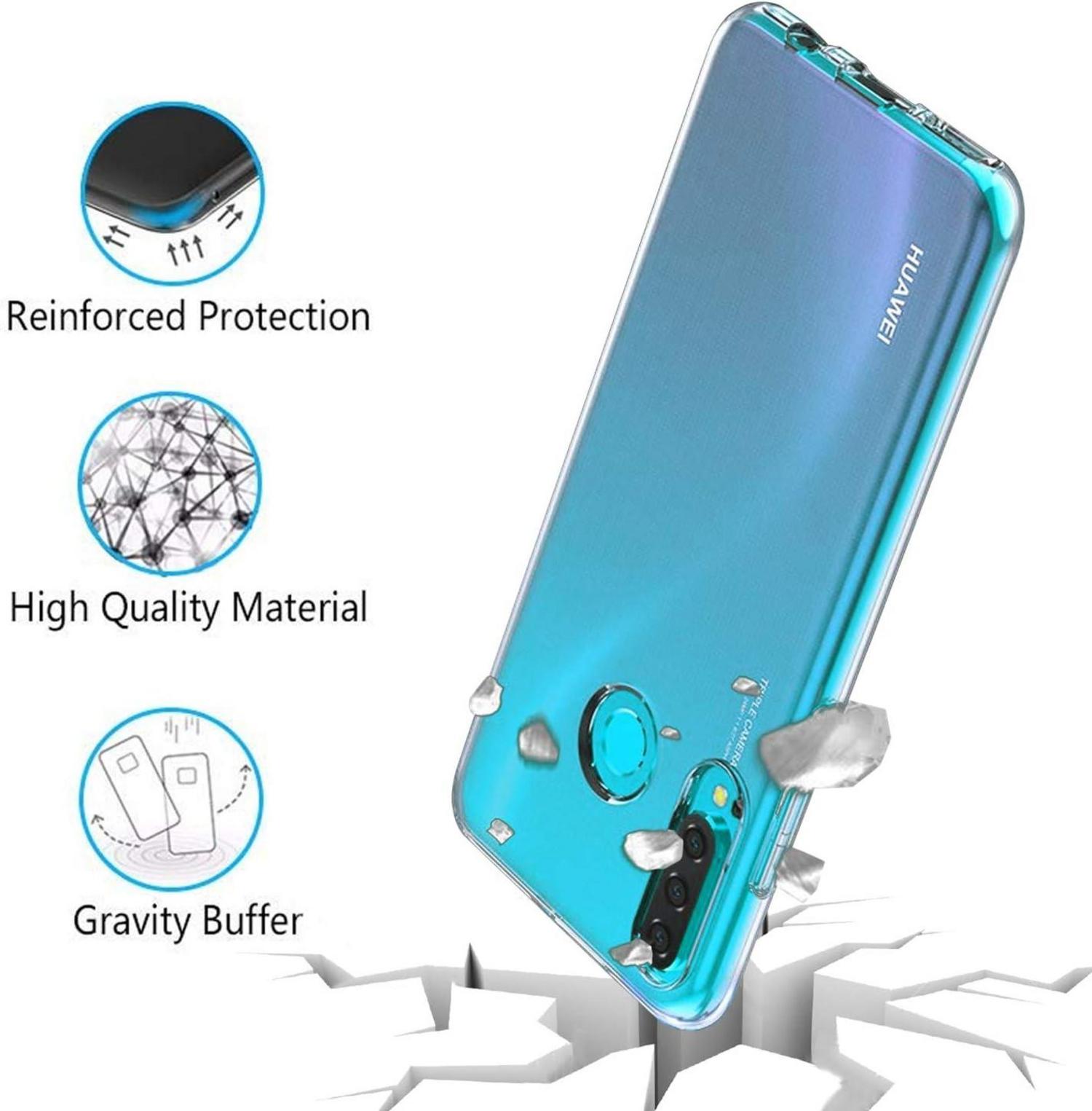 Schutzhülle für Huawei P30 Lite Transparent Silikon TPU Case