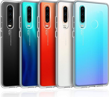 Huawei P30 Lite Hülle TPU Silikon Gel Schutzhülle Transparent Ultra