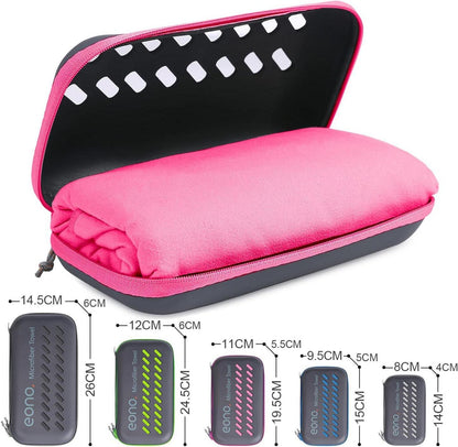 Mikrofaser Handtuch schnelltrocknend Fuchsia S 60x30cm