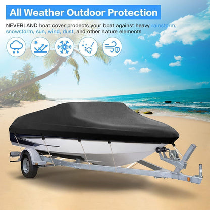 Wasserdichte Bootsplane 420D Oxford – Schutzcover für V-Rumpfboote