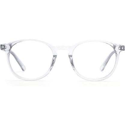 Vintage Runder Brillenrahmen Nerdbrille Retro Klare Linse