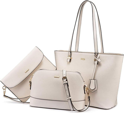 Damentasche Schultertasche Shopper Set Henkeltasche 3-teilig