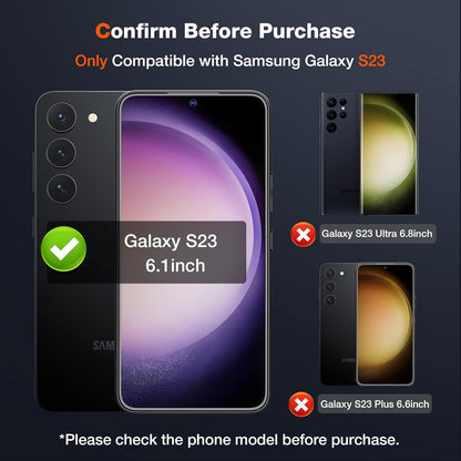 Samsung Galaxy S23 5G Schutzfolie Set, 2 Panzerfolien