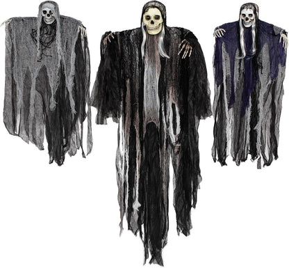 Halloween Sensenmann Dekoration Set für Spukhaus Garten Halloween-Event