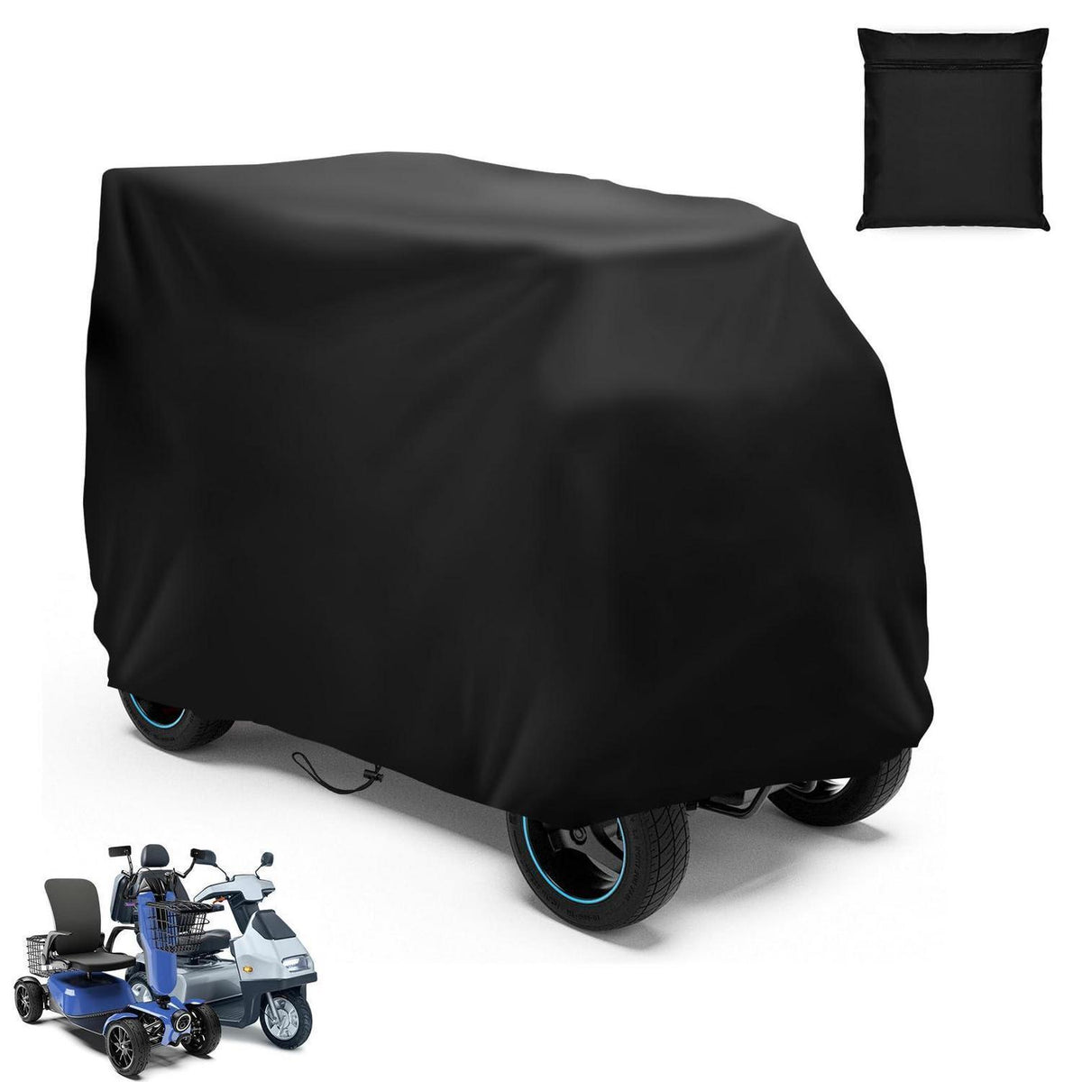 Scooter Schutzhaube – Abdeckhaube für Elektroscooter 140x66x91cm