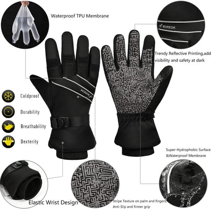 BIKINGMOREOK Winterhandschuhe -30°F 3M Thinsulate