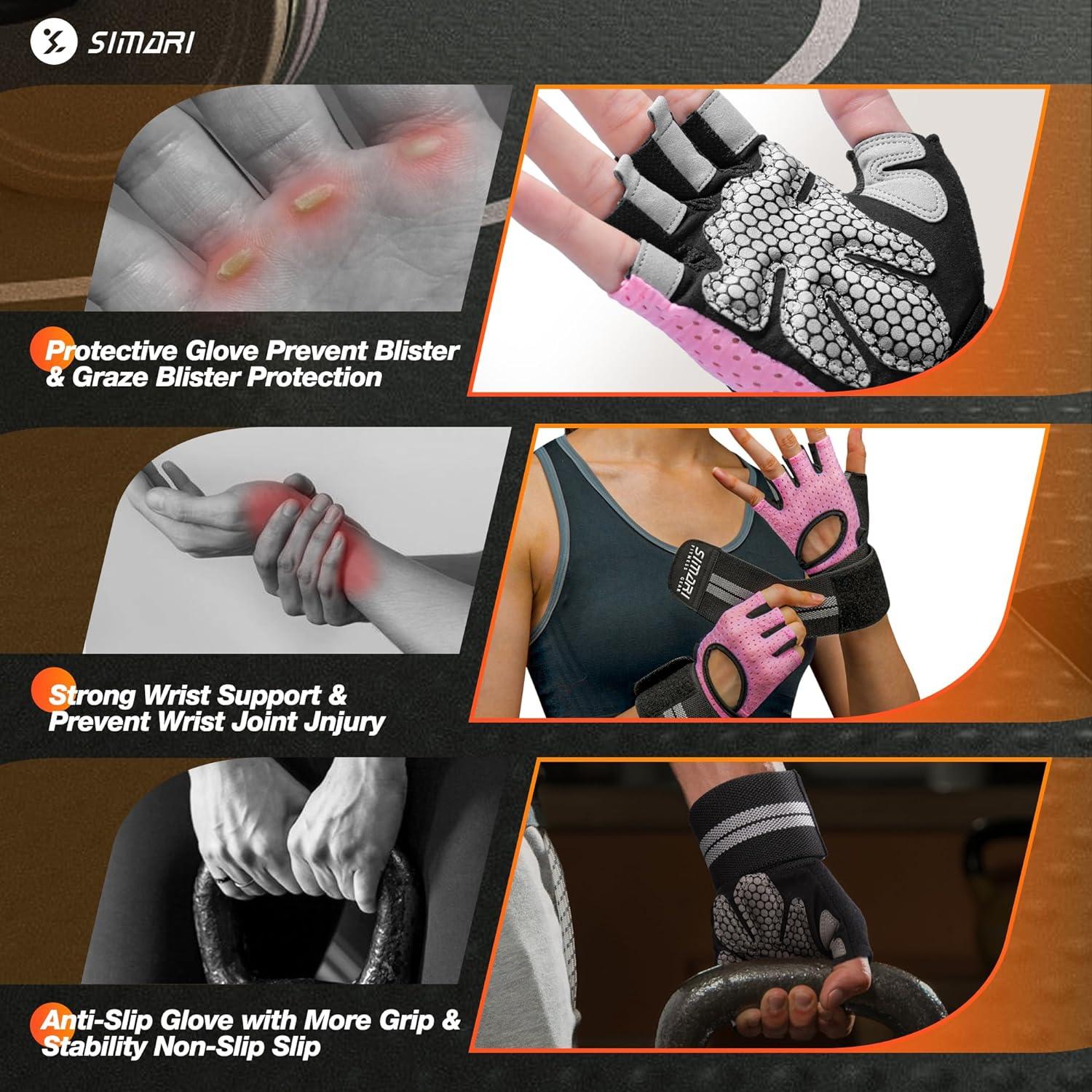 Trainingshandschuhe Männer Frauen volle Finger Gym Fitness