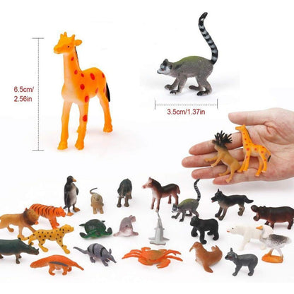 D-FantiX Kinder Tiere Figuren Adventskalender 2026 für