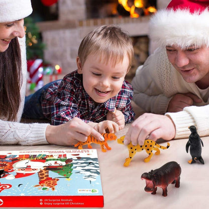 D-FantiX Kinder Tiere Figuren Adventskalender 2026 für