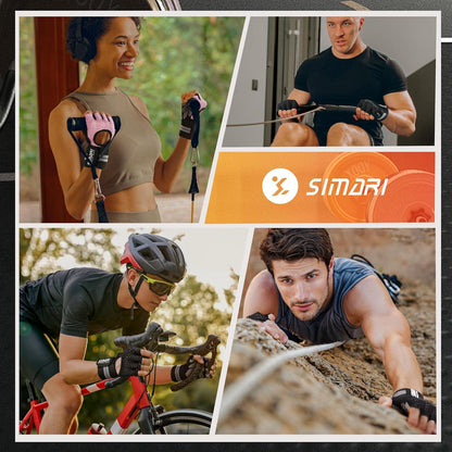 SIMARI Trainingshandschuhe Finger Gewichtheben Handgelenk Gym Fitness Training