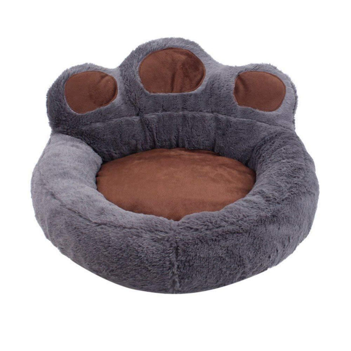 Bärentatze Hundebett Grau – Waschbar & Bequem (L)