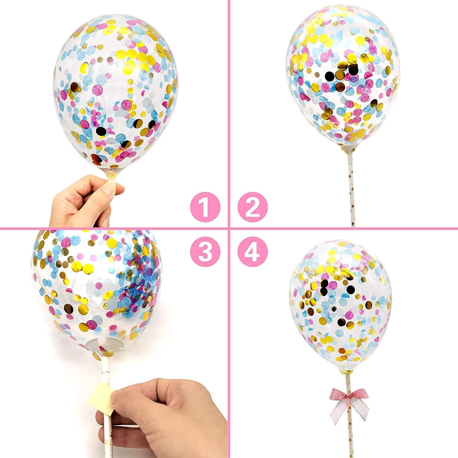 iZoeL Tortendeko Happy Birthday Regenbogen Cupcake Muffin Kinder Geburtstag