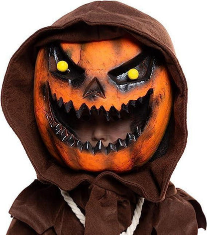 Spooktacular Creations Gruseliges Vogelscheuche Kürbis Bobble Kopf