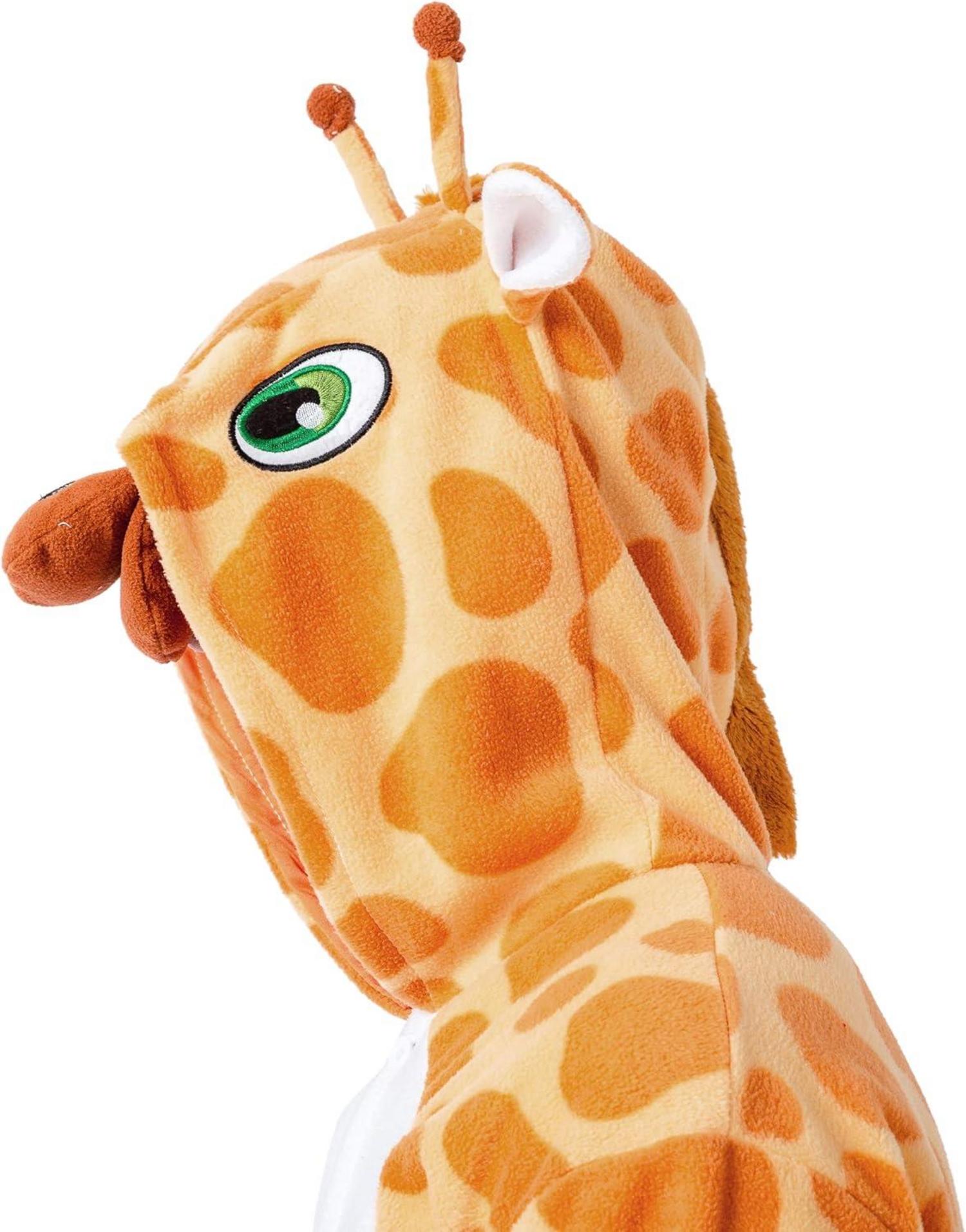 Giraffe Plüsch Pyjama Schlafanzug Unisex Erwachsene Jumpsuit XL Orange
