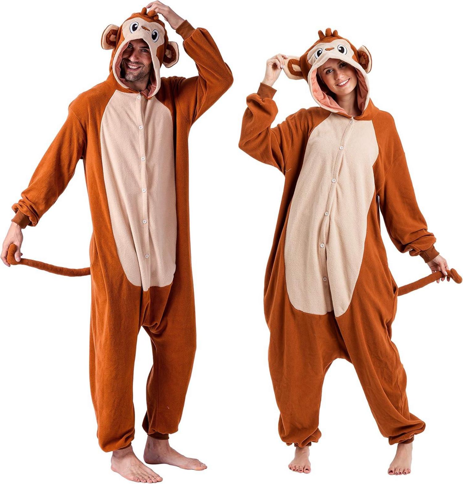 Spooktacular Creations Affe Tier Pyjama Plüsch Onesie